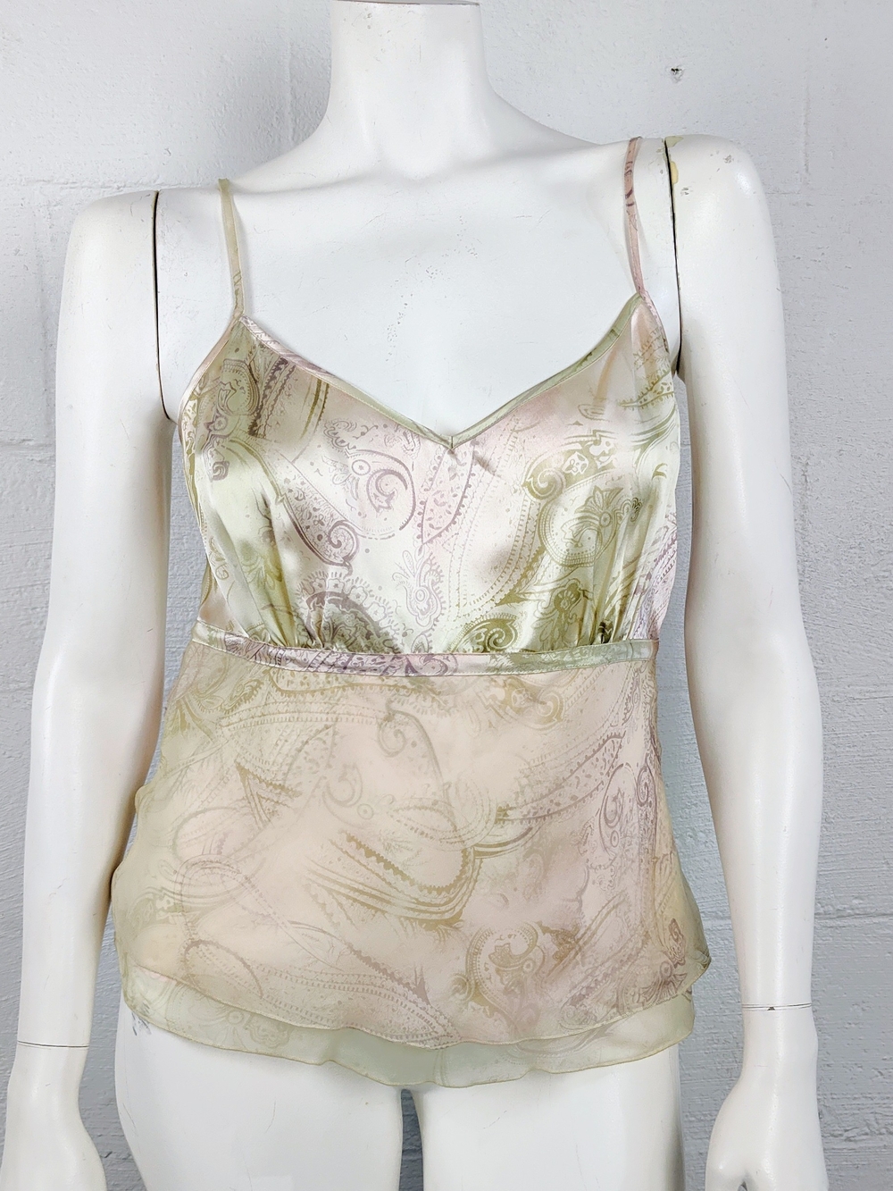 Fenn Wright Manson Silk Paisley Camisole Blouse